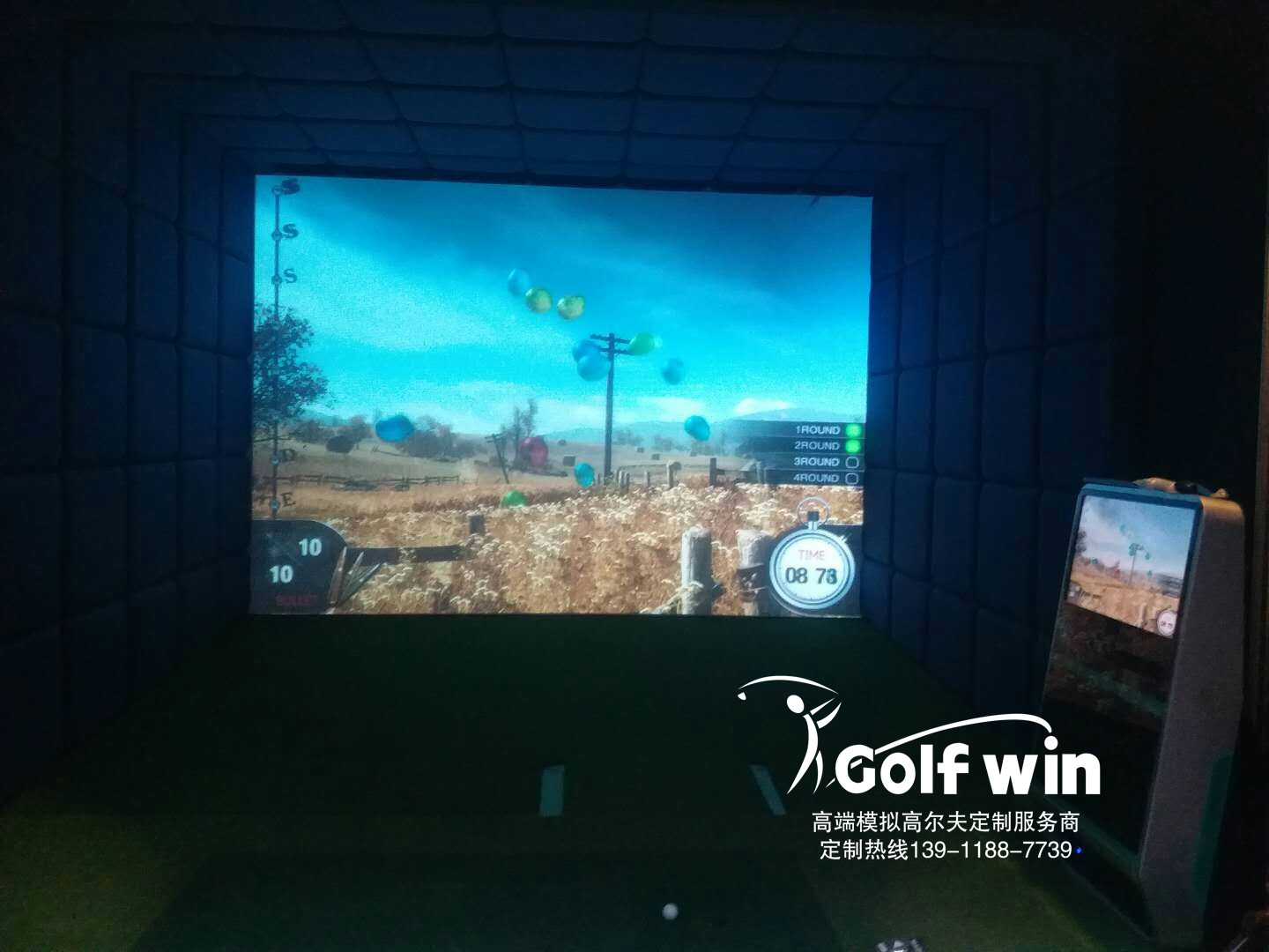 喜報(bào)：常州市武進(jìn)區(qū)某別墅室內(nèi)高爾夫+模擬射擊系統(tǒng)已驗(yàn)收